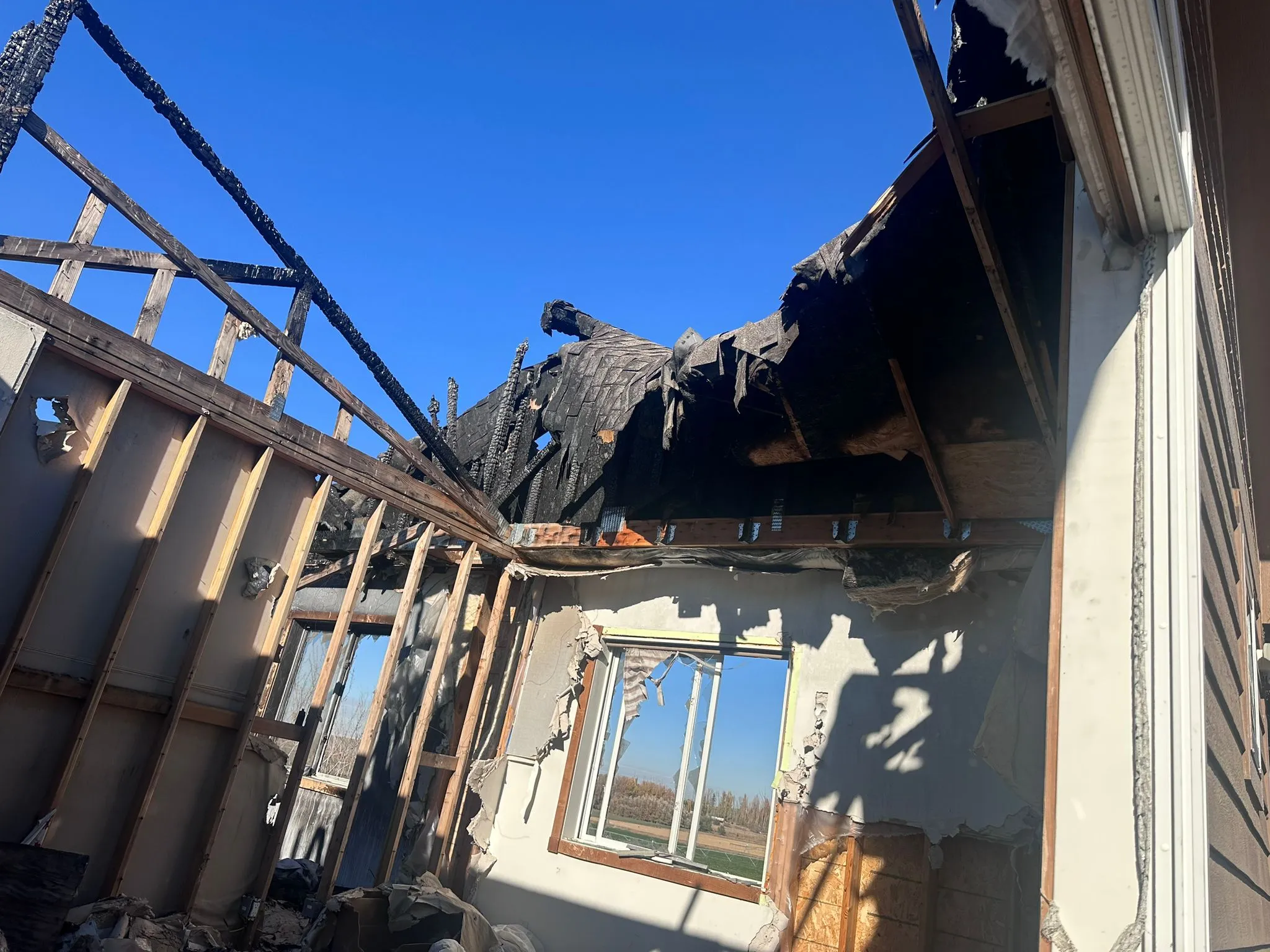 fire damaged house in washington fire damaged house in washington